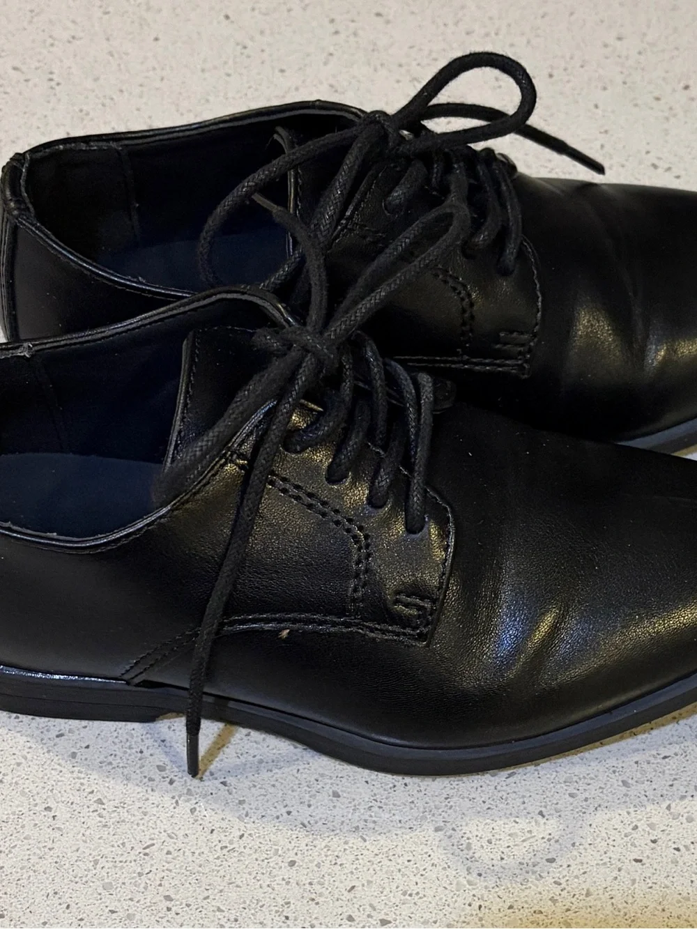 Toddler 10 Nordstrom New Black Lace-Up Dress Shoes